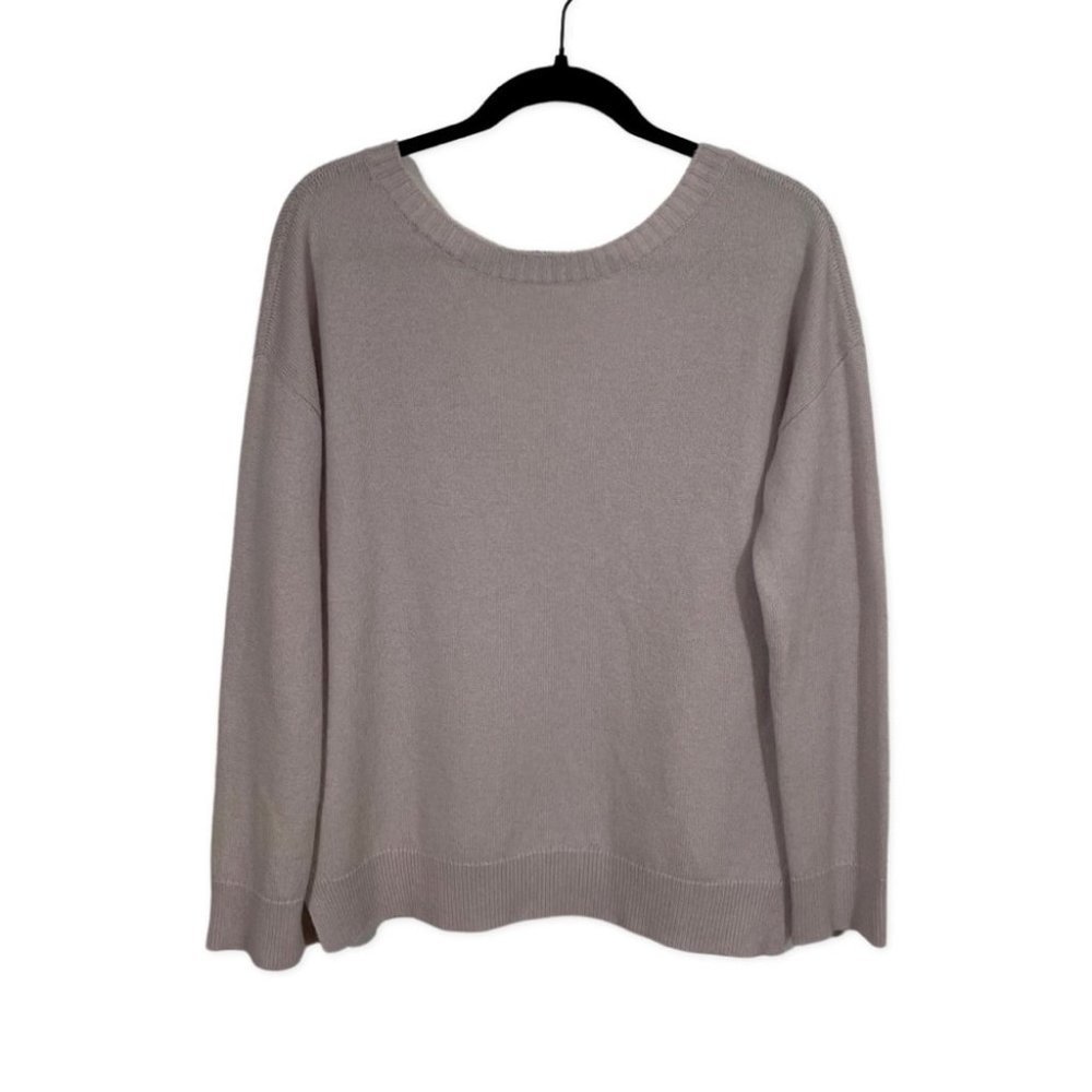 Frances Austen Reversible V 100% Scottish Cashmere in Blush - Picture 7 of 10